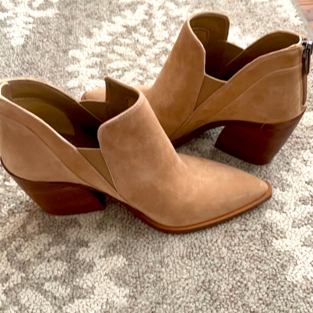 Vince Camuto Bootie Wedge - True Suede